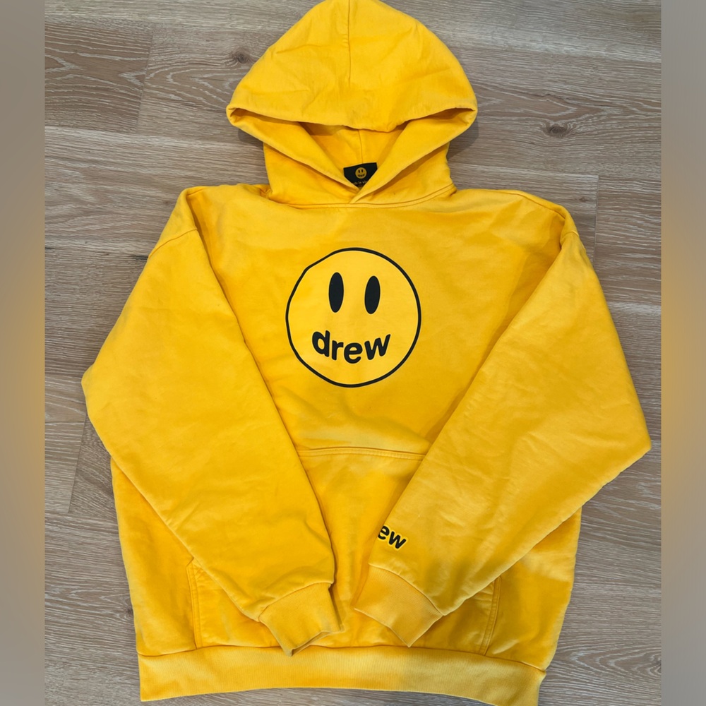 Drew House Yellow Hoodie for Men or Women. Amazing Condition.
